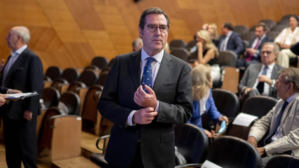 El presidente de la CEOE, Antonio Garamendi
