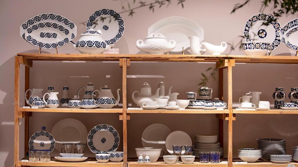 Diferentes piezas de cerámica.