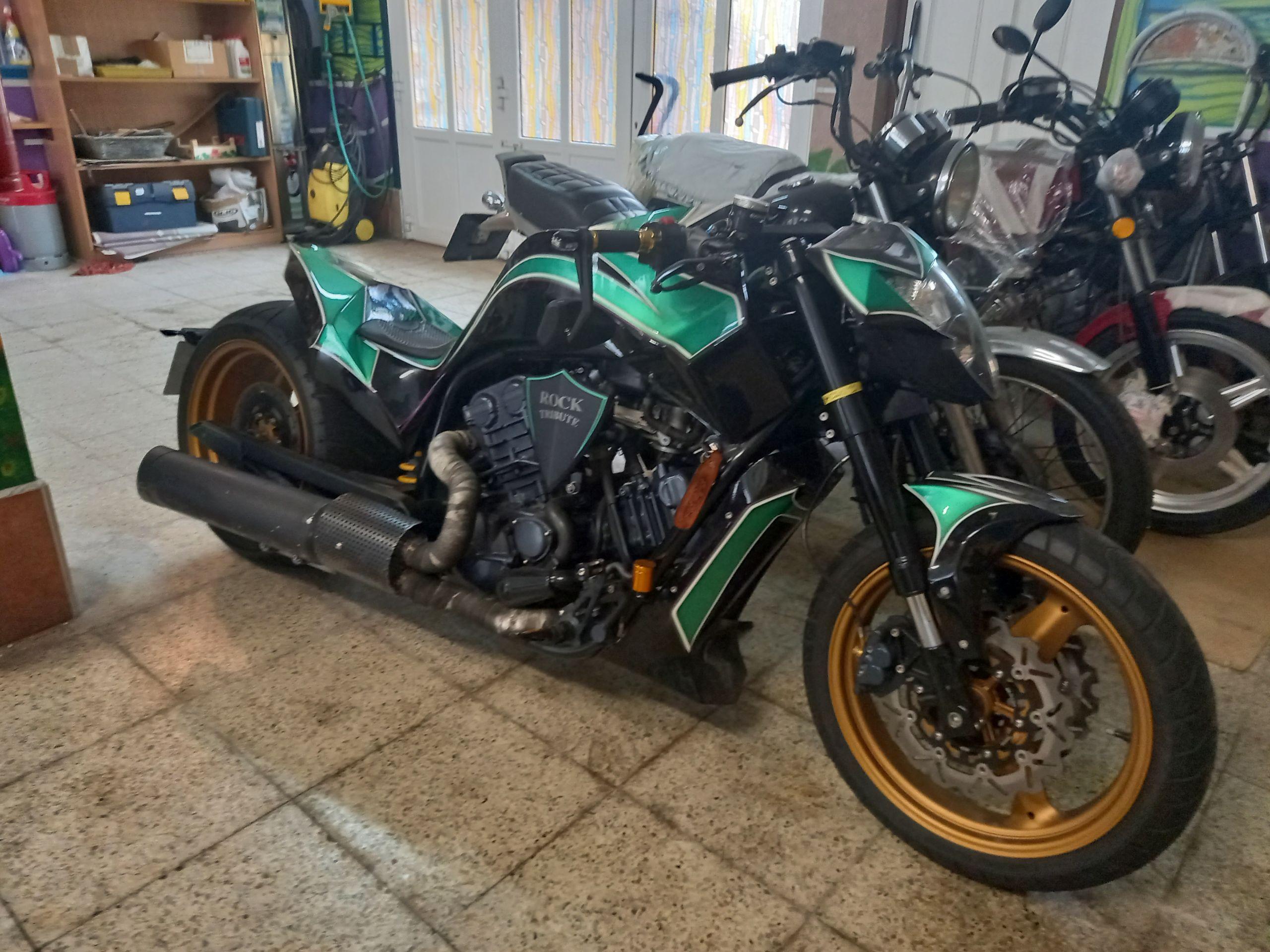 Moto con la que consiguió un campeonato nacional en 2018