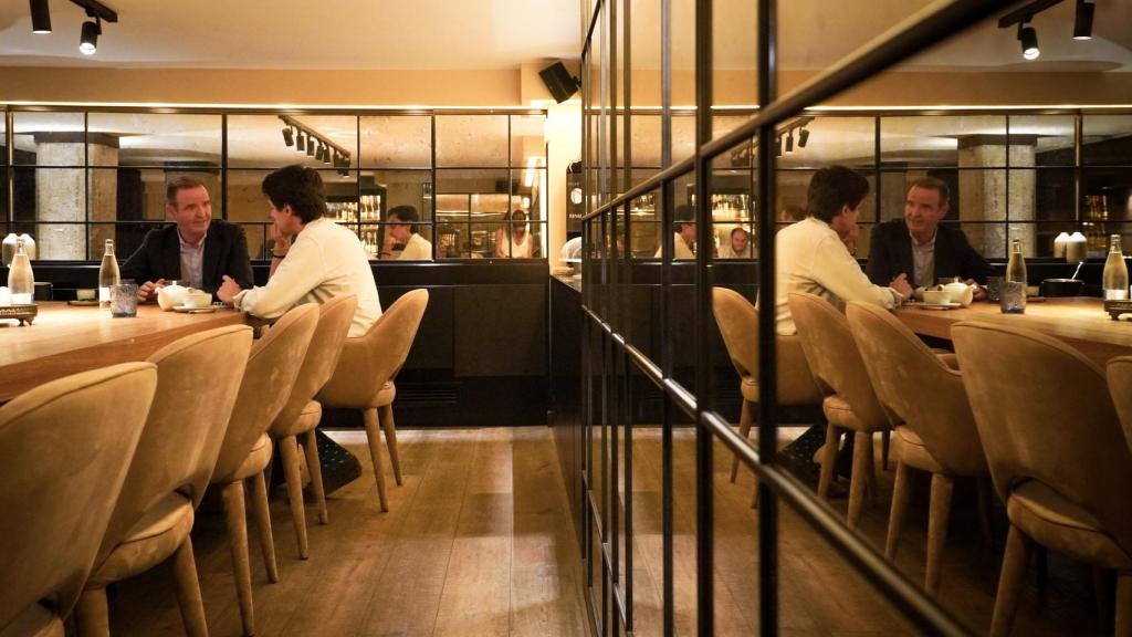 Momento de la entrevista con Pablo Atencia.