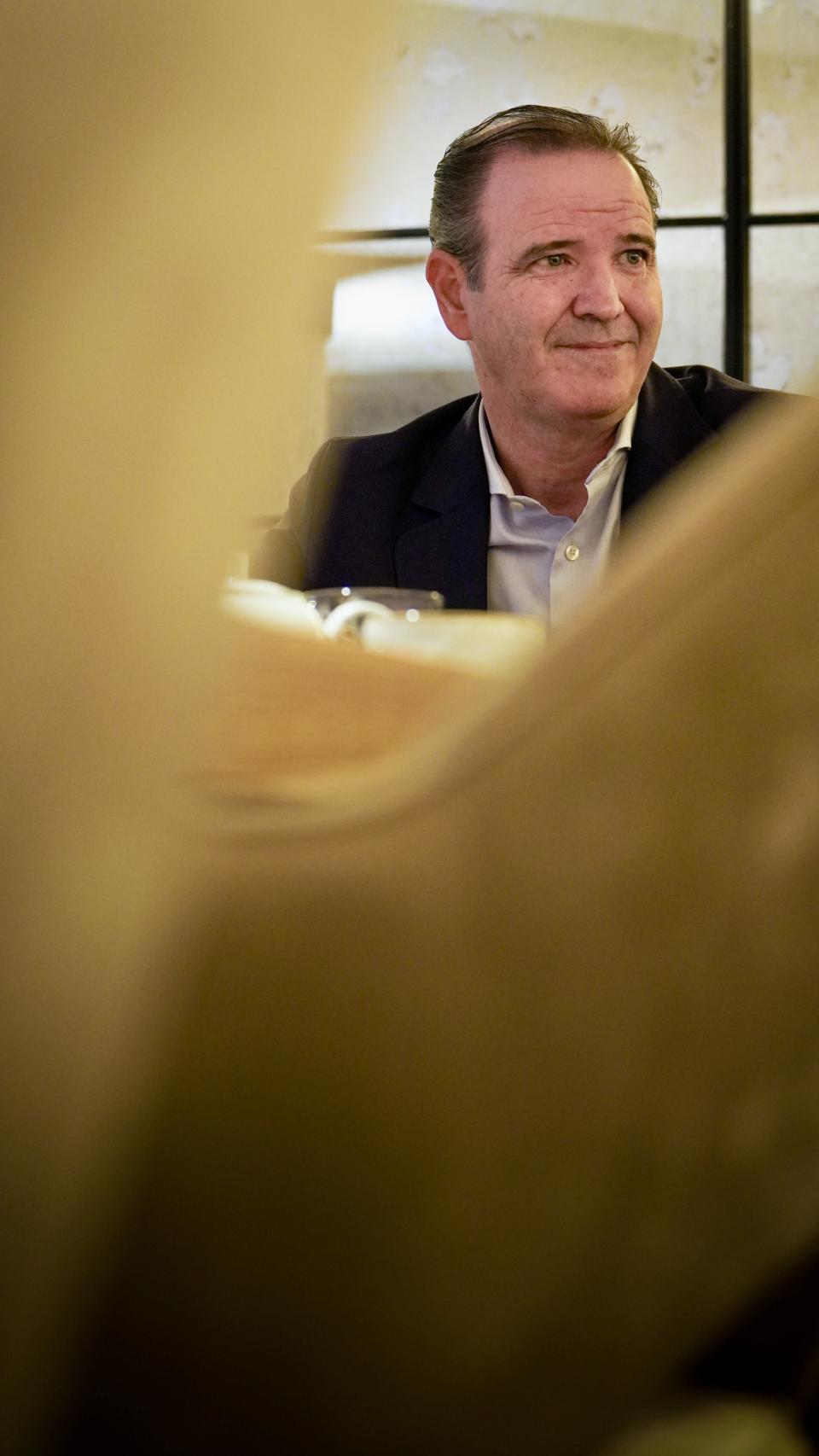 Momento de la entrevsita.