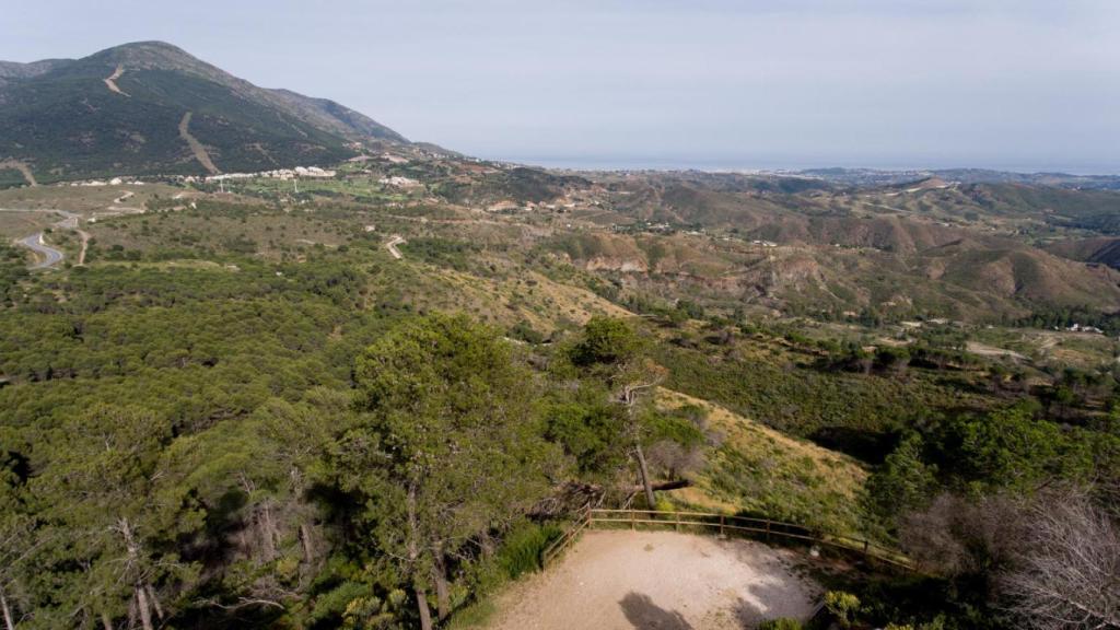 Vista del mirador del Cerro Alaminos de Coín.