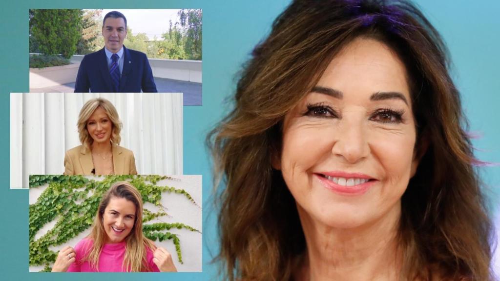 El emotivo vídeo de bienvenida a Ana Rosa en el que aparecen Pedro Sánchez, Susanna Griso o Resines