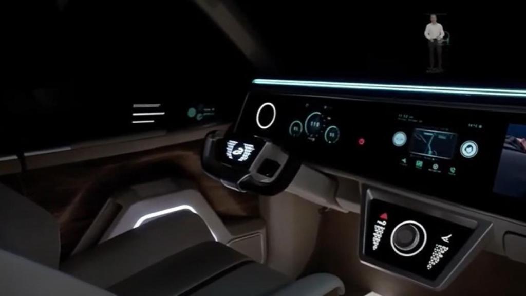 Interior de un vehículo diseñado por Grupo Antolin