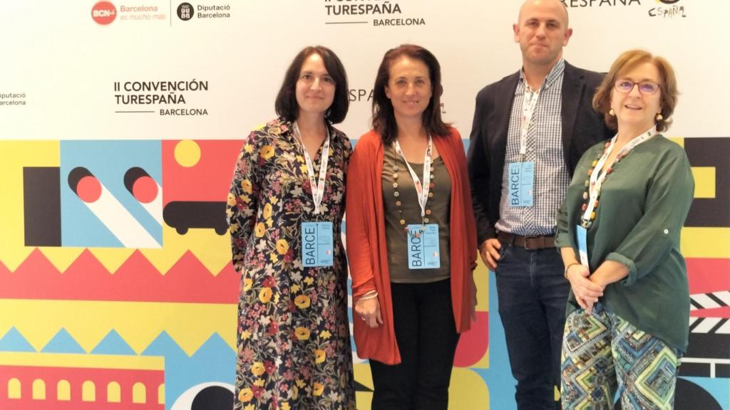 Representantes de Segovia en el acto de Turespaña