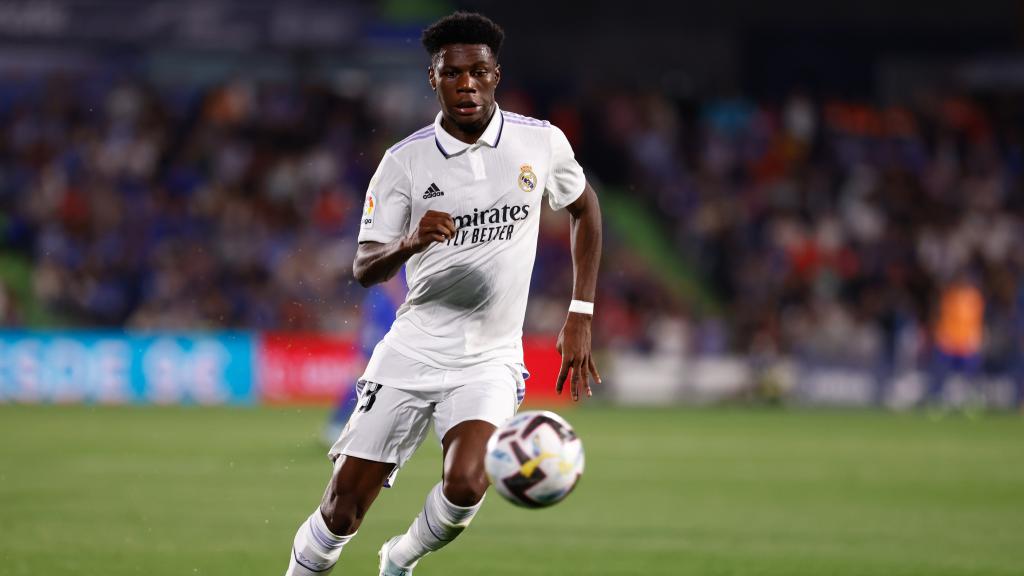 Tchouameni, en una conducción.