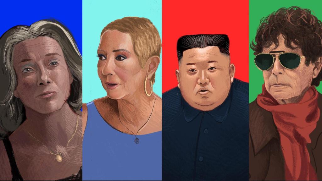 Emma Thompson, Ana Rosa Quintana, Kim Jong-un y Jesús  Quintero.