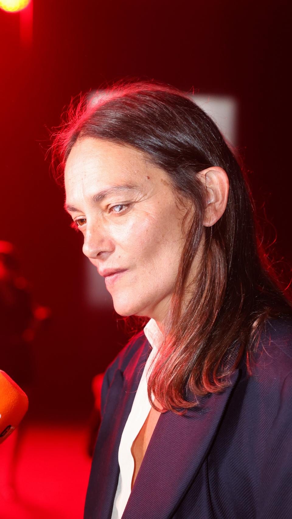 Ponte luciendo su ojo antes del trasplante, en la Pasarela Cibeles Mercedes-Benz Fashion Week.