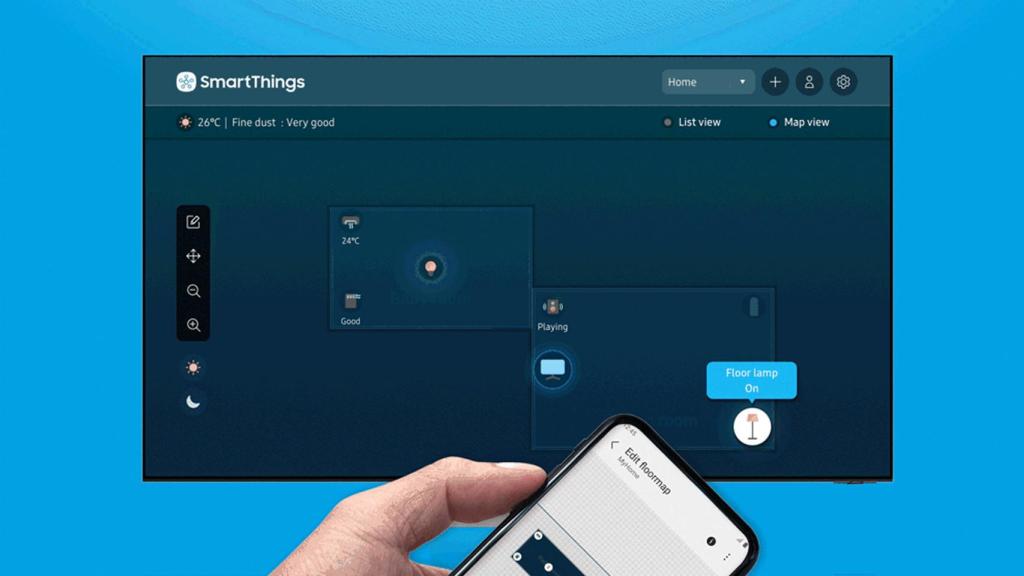 Smart Things en Smart TV de Samsung
