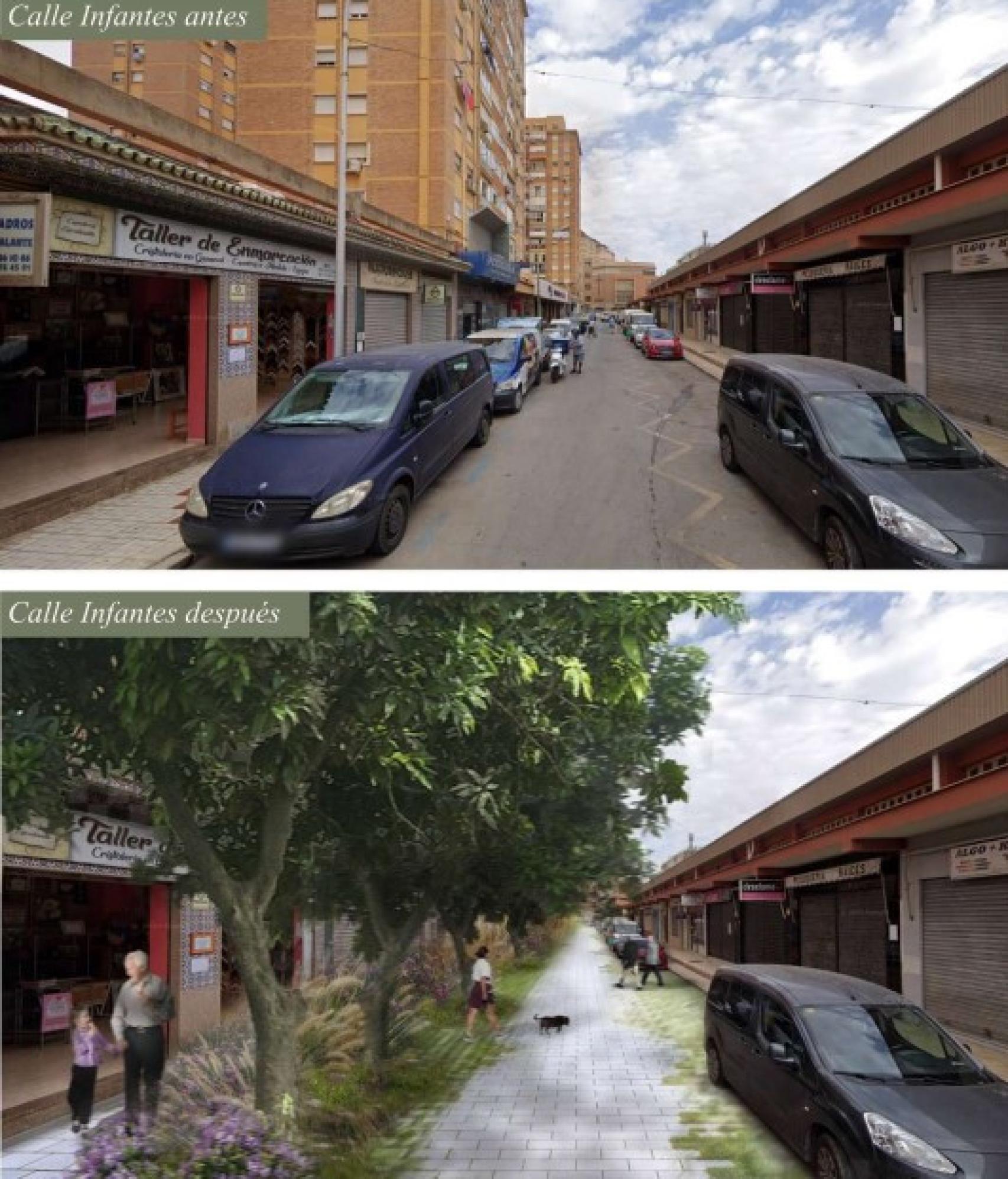 Operación en calle Infantes.