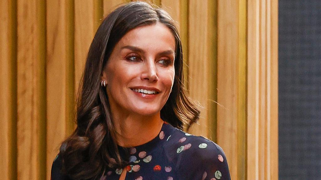 Letizia en un acto en Madrid con motivo del Día de la Salud Mental.