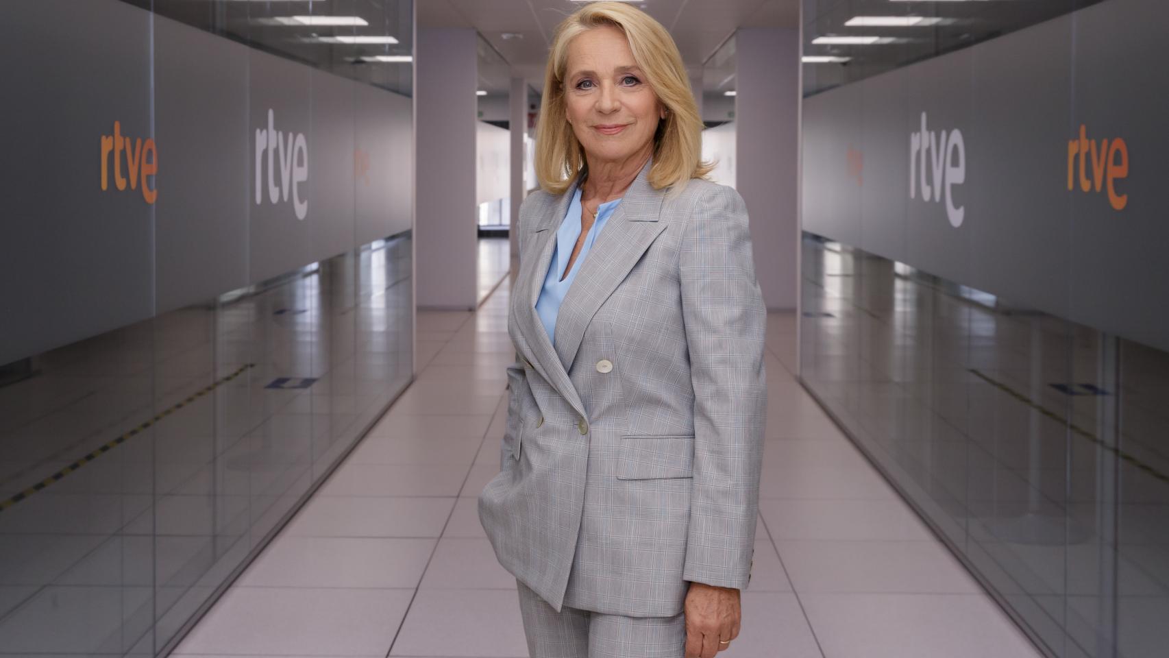 Elena Sánchez, presidenta interina de RTVE, en una imagen de archivo.