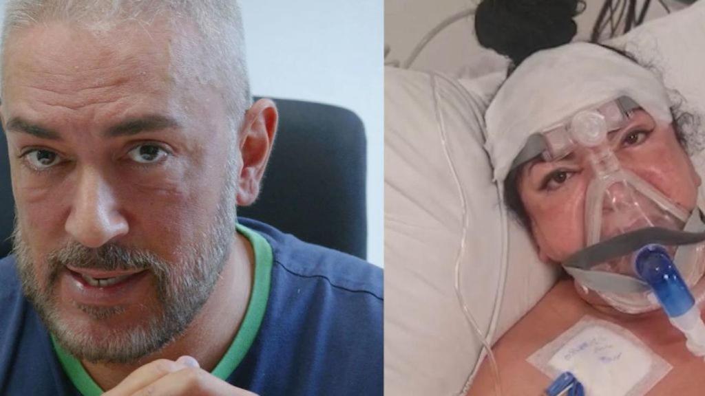 Kiko Hernández enseñando la situación de Loli.