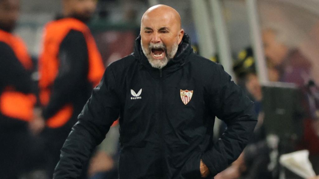 Jorge Sampaoli grita en la banda del Westfallen Stadium