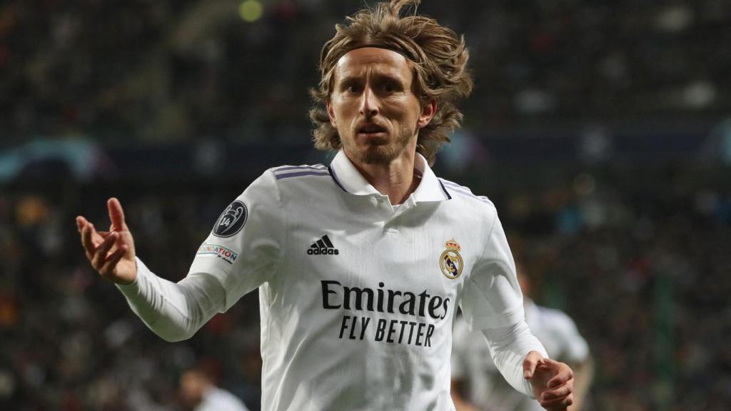 Luka Modric, en un partido del Real Madrid de la temporada 2022/2023