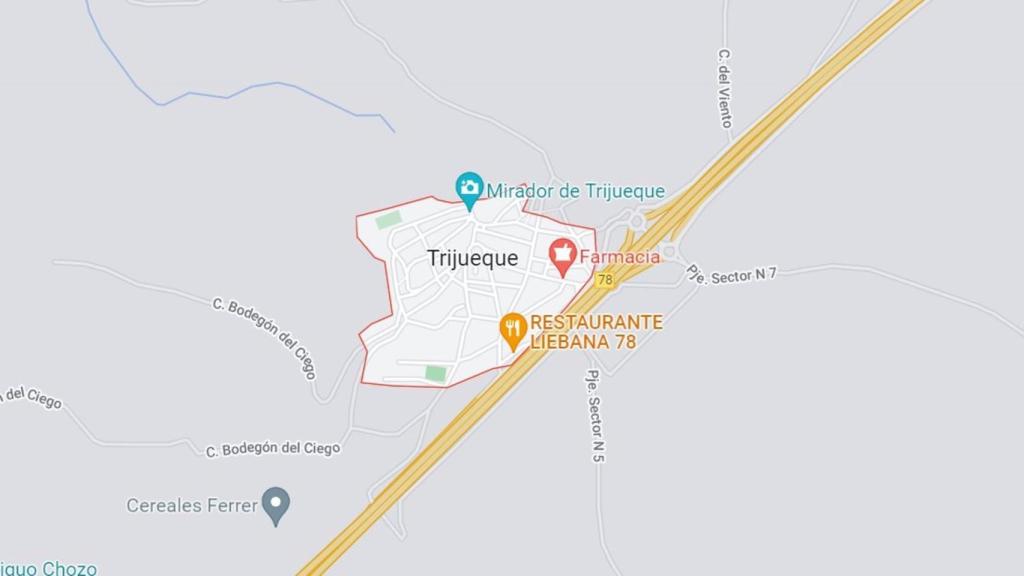 Trijueque (Guadalajara). Google Maps