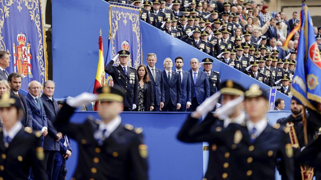 Fernando Grande-Marlaska en el acto central del Día de la Policía.