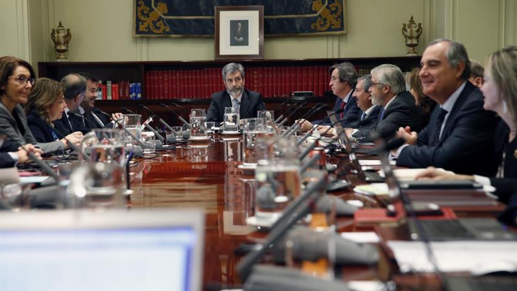 Pleno del CGPJ, en una imagen de archivo./
