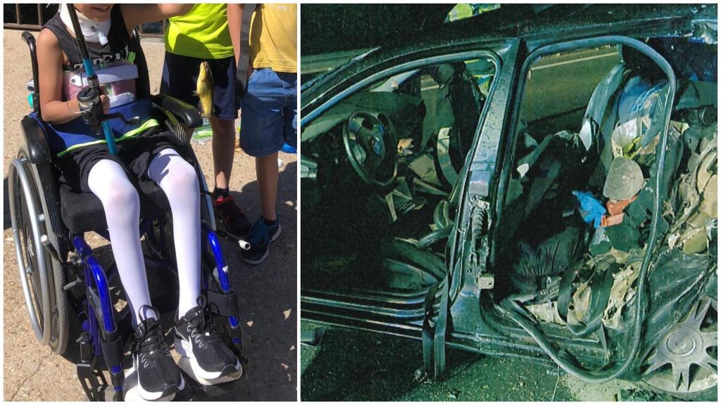 Uno de los dos hijos del matrimonio fallecido quedó en silla de ruedas.