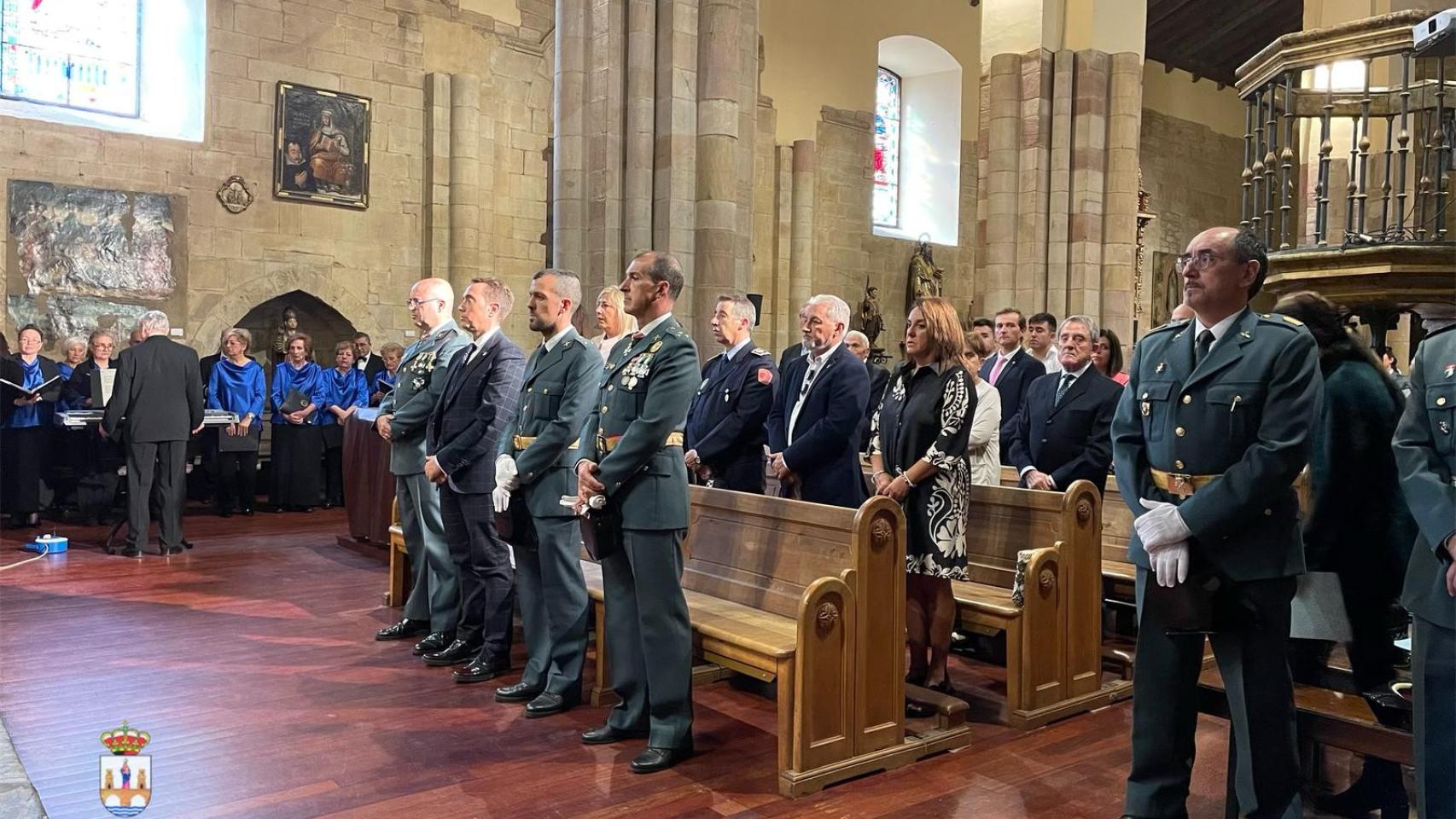 Acto de honra a la patrona de la Guardia Civil en Benavente