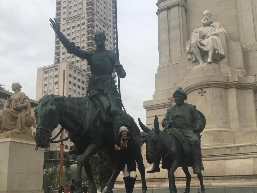 Sofía Vigiola viajó a Madrid para despedirse de su amor, Carlos Marín.