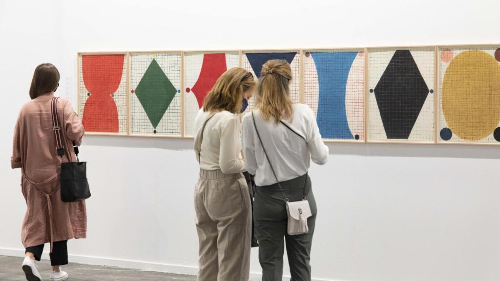 Ambiente en la feria Estampa