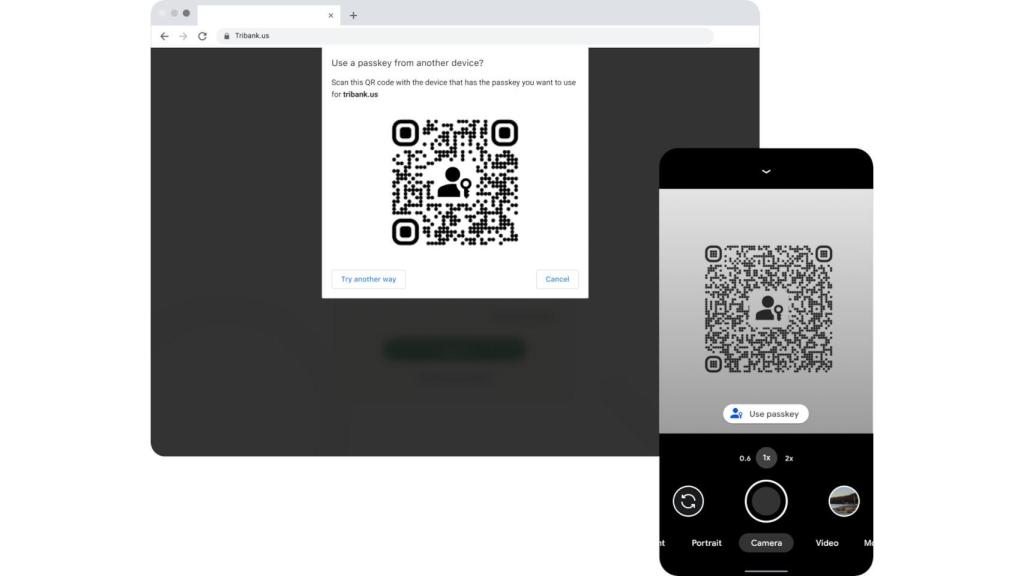 Para iniciar sesión desde el ordenador podremos escanear un código QR