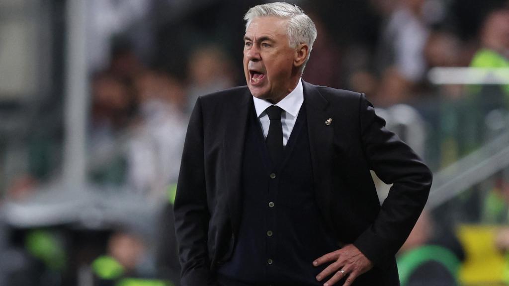 Carlo Ancelotti, durante el partido ante el Shakhtar