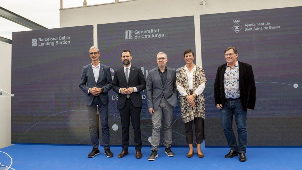 Imagen de la presentación del Barcelona Cable Landing Station.