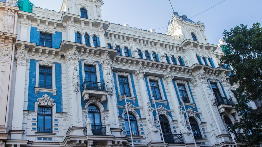 Edificio de estilo Art Nouveau en Riga