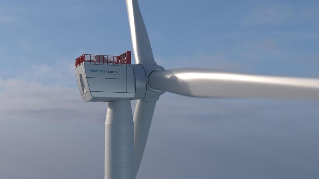 La gigantesca góndola del aerogenerador SG 14-222 DD