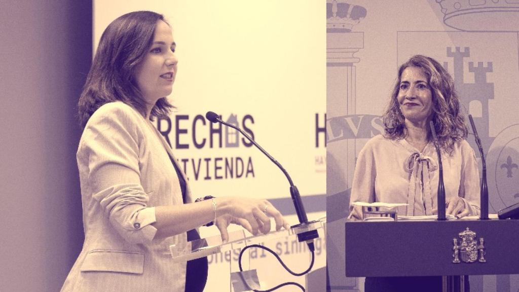 Ione Belarra y Raquel Sánchez.