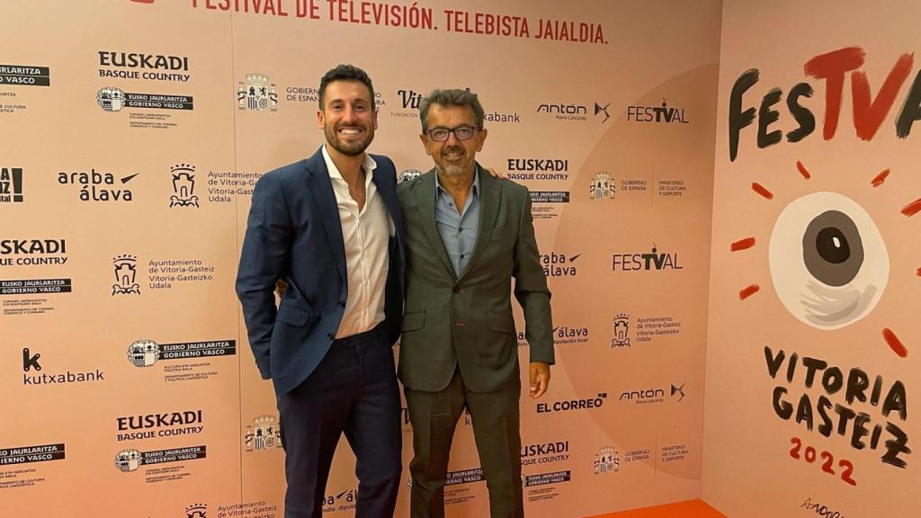 Javier Ruiz junto a Pablo Carrasco.