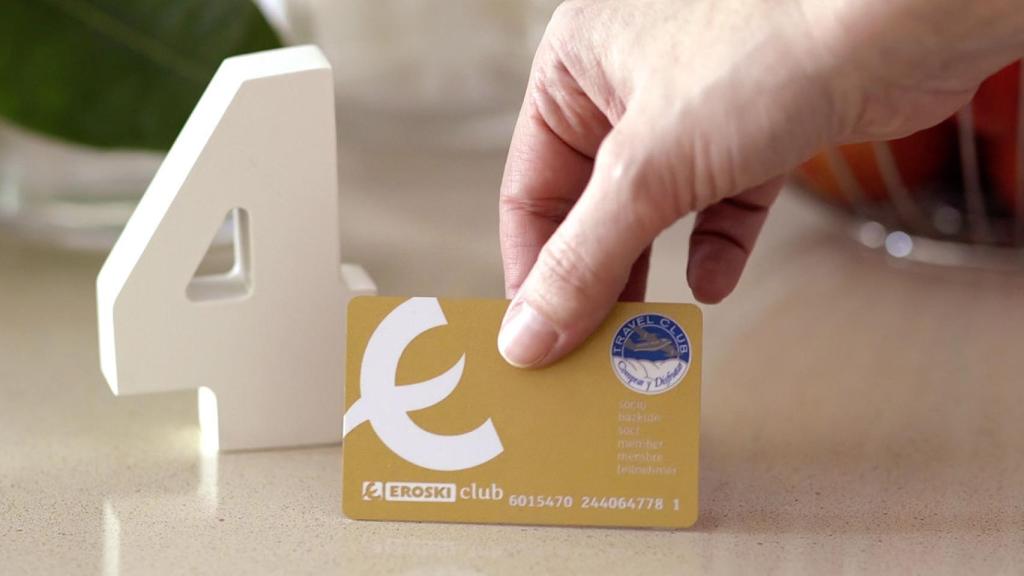 Tarjeta Eroski Club Oro.