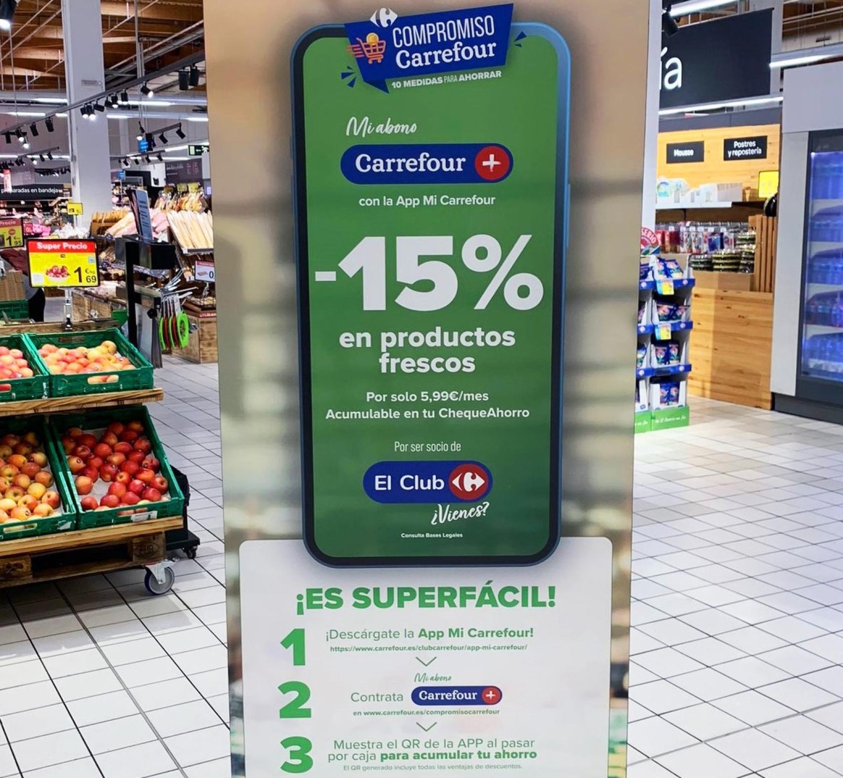 Mi Abono Carrefour +, nuevo servicio del Club Carrefour.