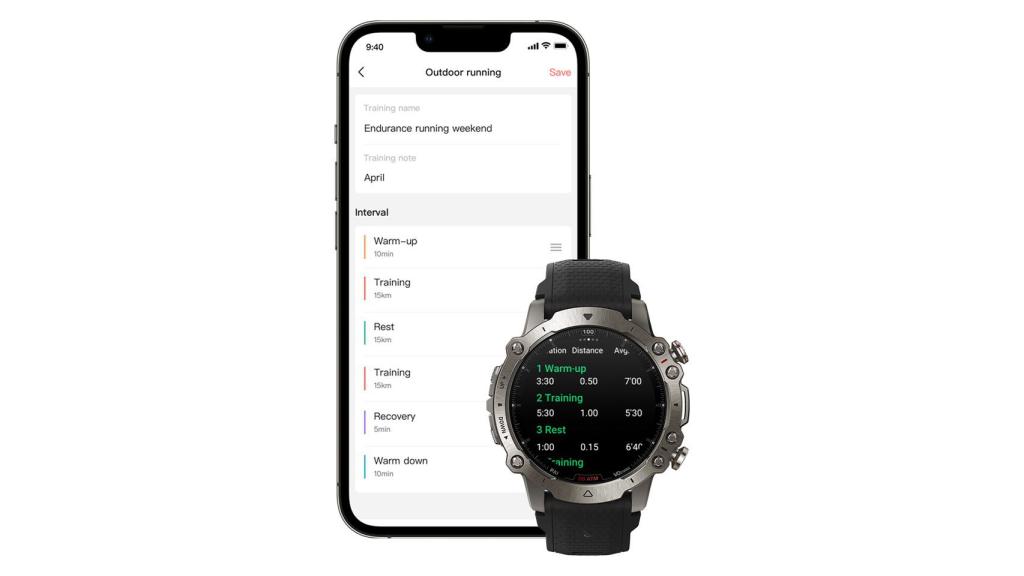 Entrenamiento inteligente con el Amazfit Falcon