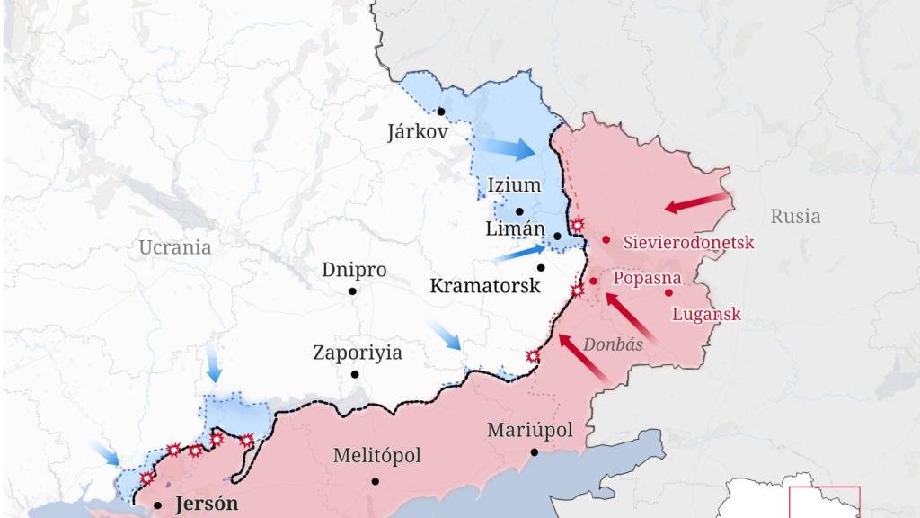 Fuente: ISW, Ministerio de Defensa de Reino Unido