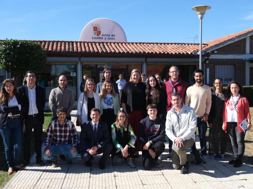 La consejera de Familia, Isabel Blanco, durante la presentación del V Plan Estratégico de Juventud en Palencia, este viernes.
