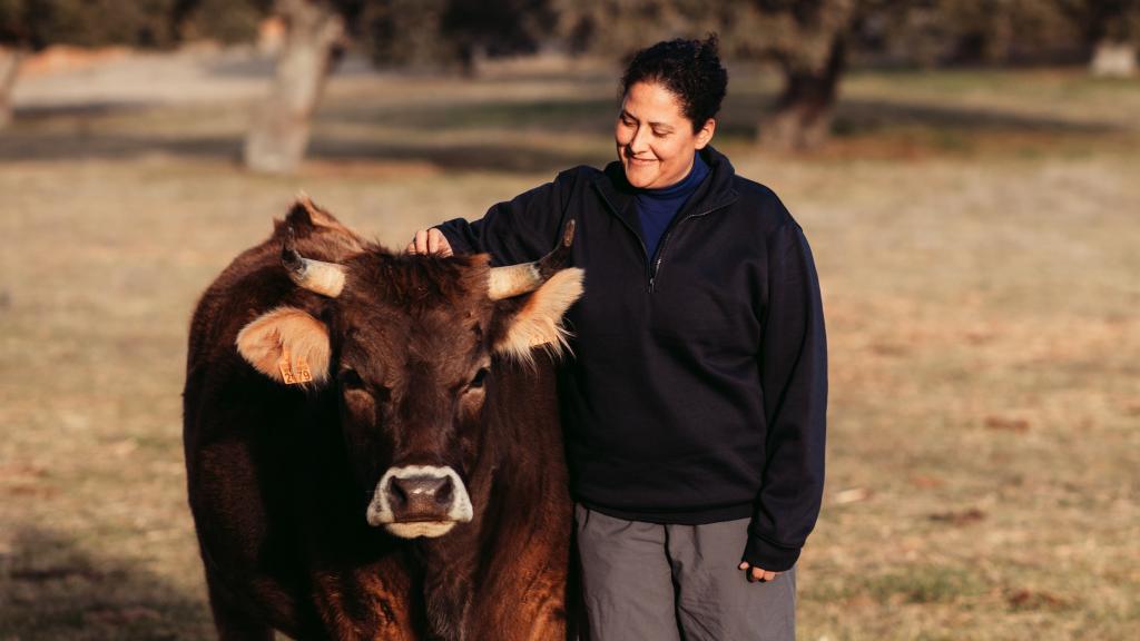La ganadera y vicepresidenta de COAG Salamanca, Eva Tocino