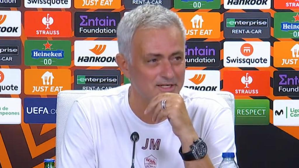 Jose Mourinho, en rueda de prensa