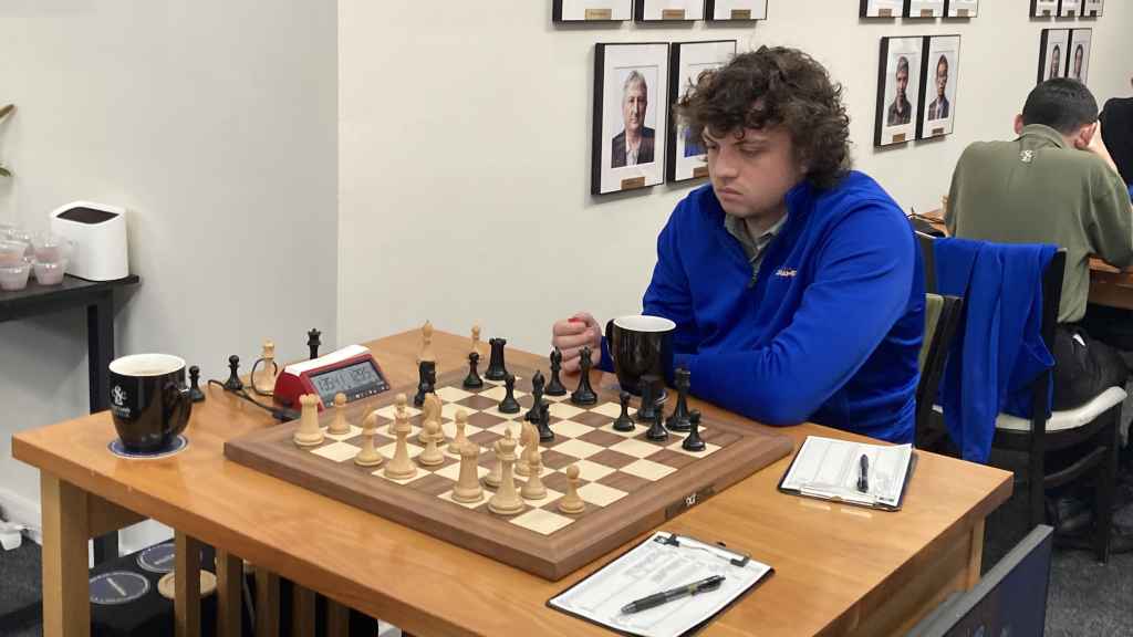 Hans Niemann, durante el Abierto de Estados Unidos