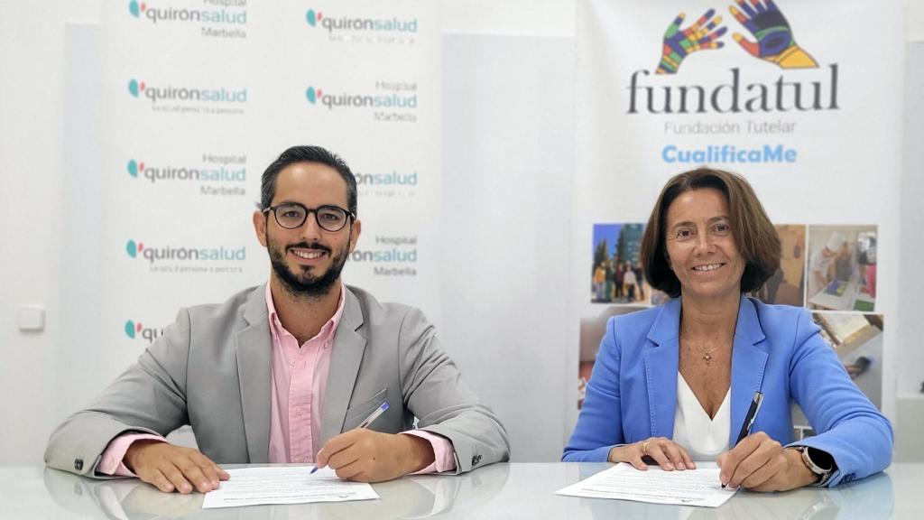 Miguel Calderón y María José Pando.