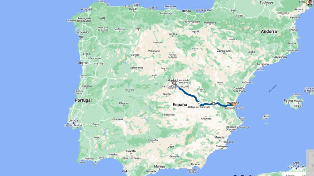 En total fueron más de 700 kilómetros recorridos en un eléctrico.