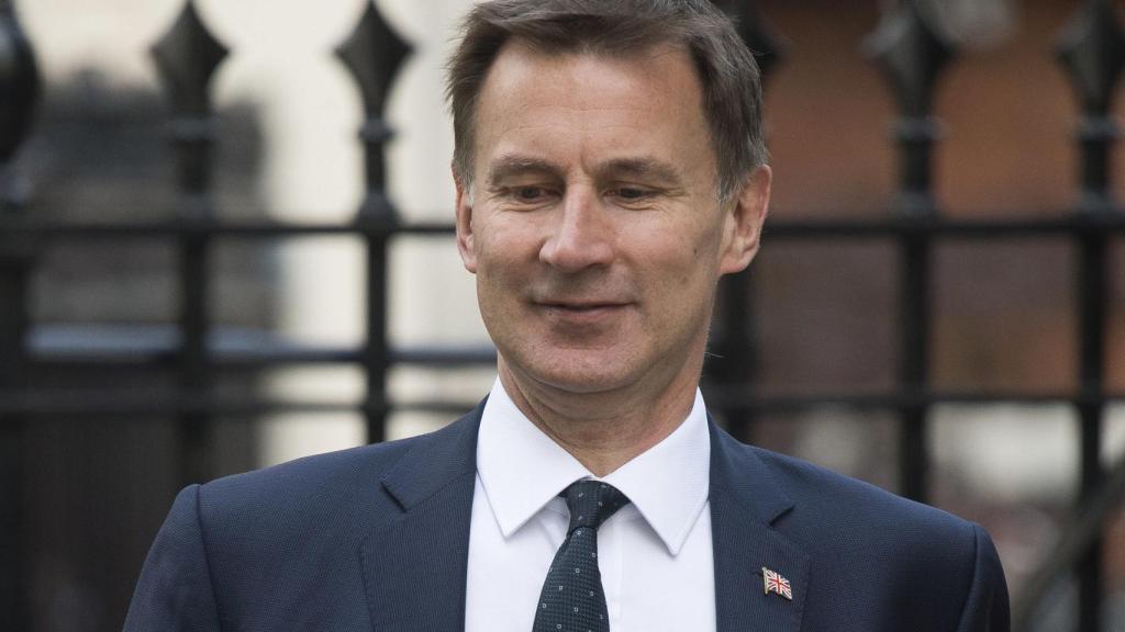 El ex Secretario de Relaciones Exteriores de Gran Bretaña y candidato a la dirección del Partido Conservador, Jeremy Hunt,