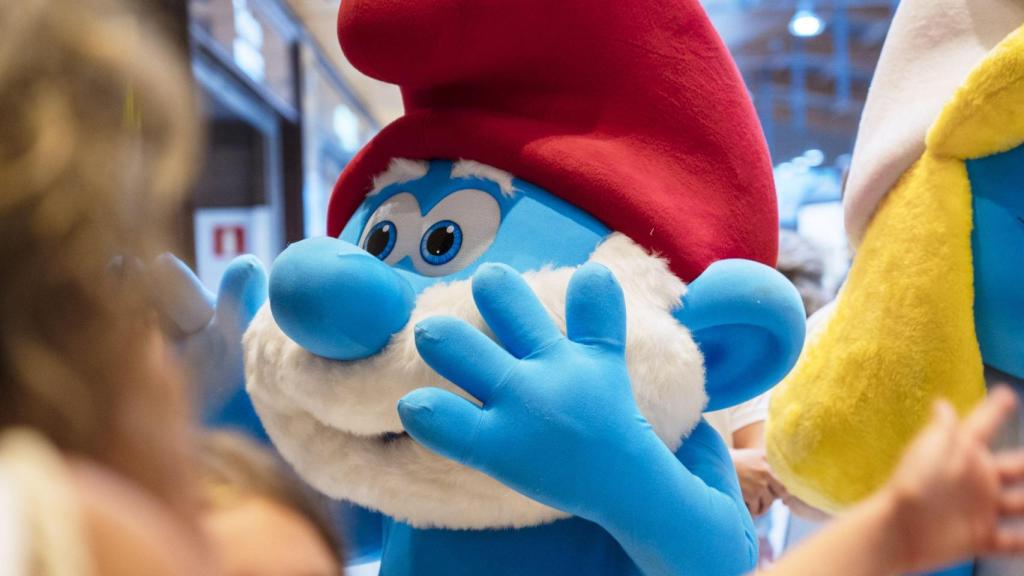 Los Pitufos estarán hasta el 22 de octubre en Marineda City.