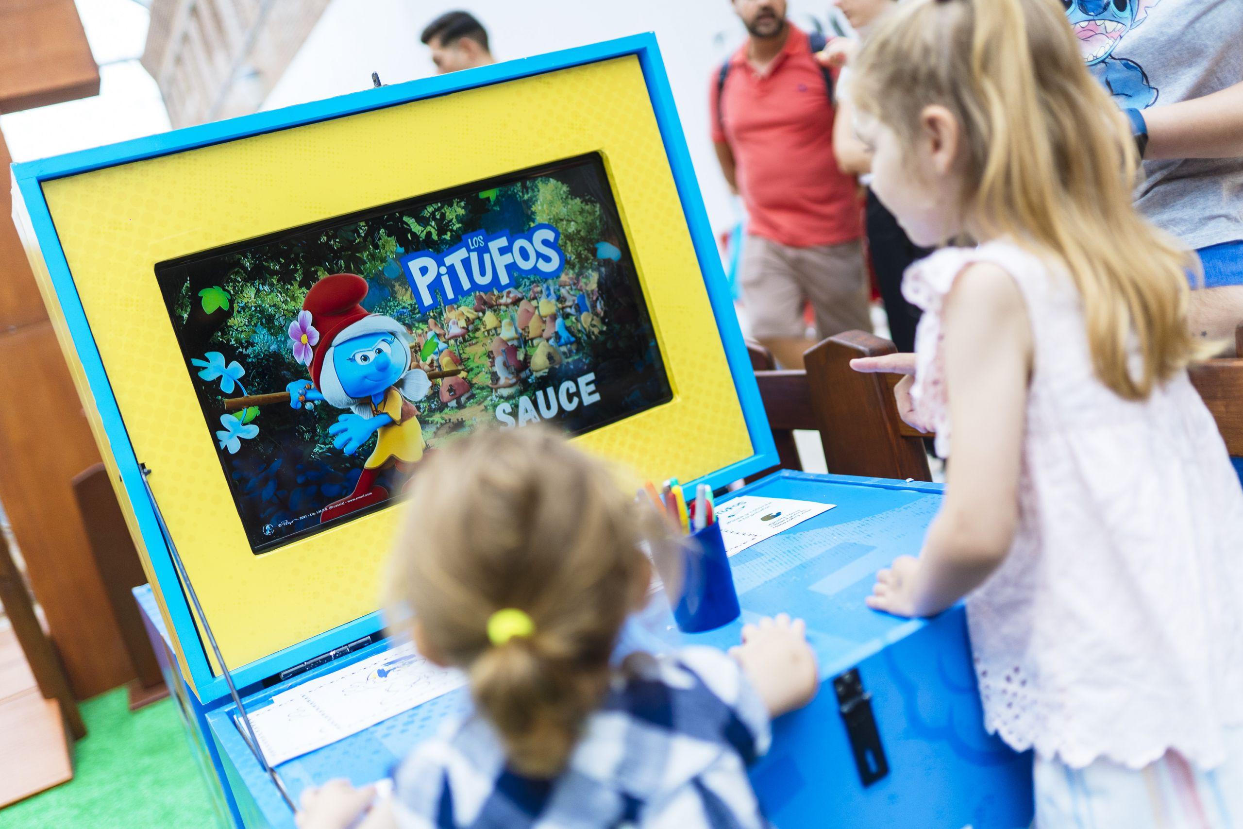 Los más pequeños podrán disfrutar con Los Pitufos en Marineda City hasta el 22 de octubre (Marineda City).