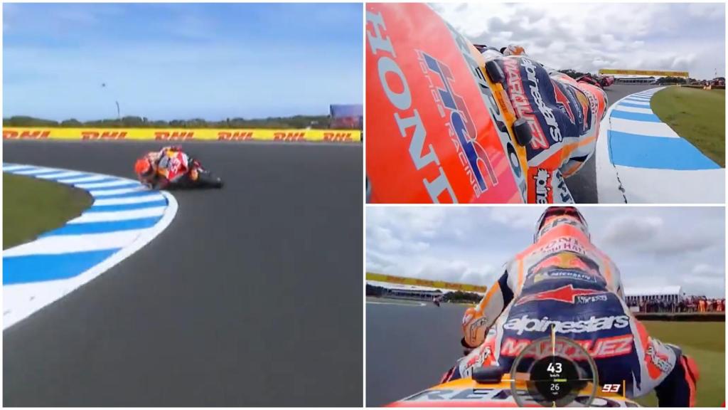La salvada de Marc Márquez en Australia