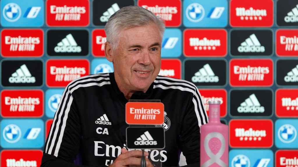 Carlo Ancelotti, en rueda de prensa