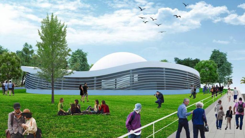 Infografía del planetario proyectado en Málaga, llamado a ser uno de los más grandes de Europa.