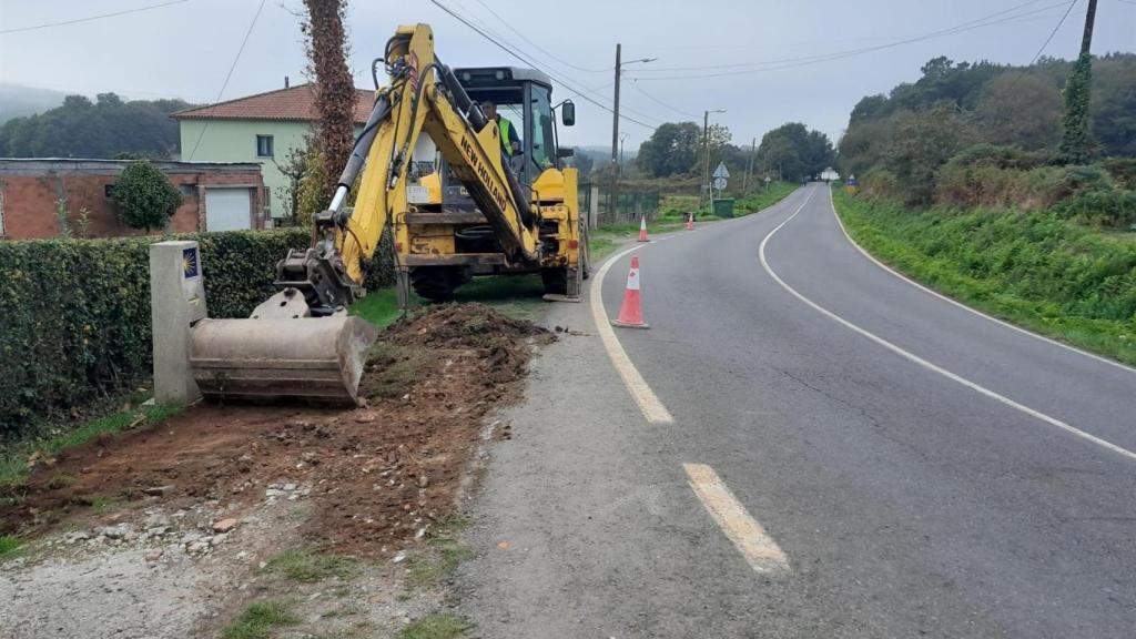 Obras en Sobrado dos Monxes.